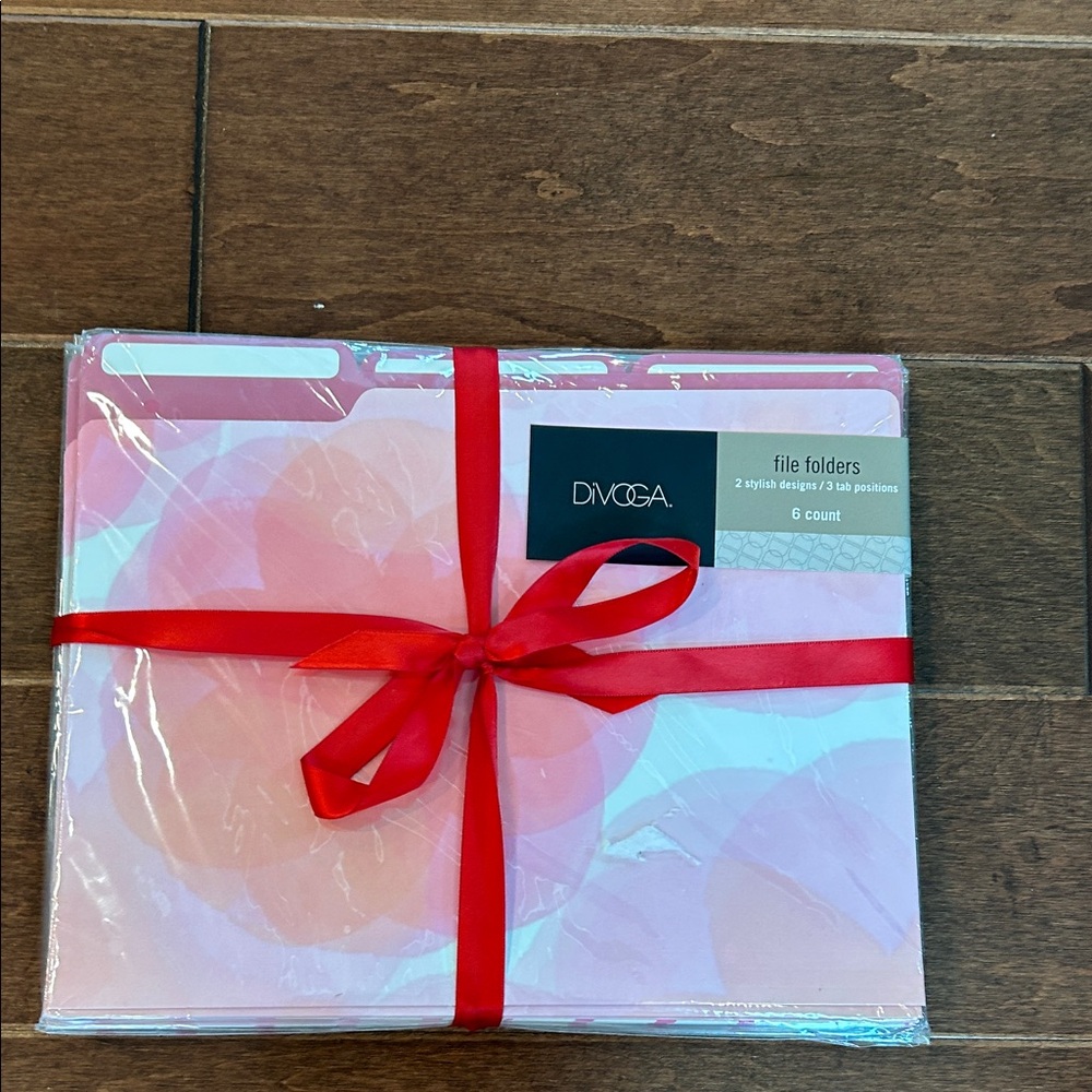 Pink File Folders
